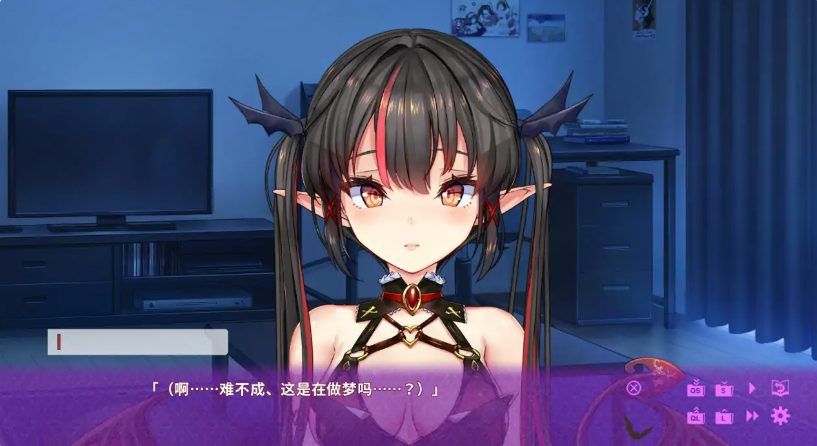 【PC/官中/2D/手绘/日系/ADV游戏/1.3G】纯情魅魔的同居生活 官方中文版+2D手绘日系ADV游戏+1.3G