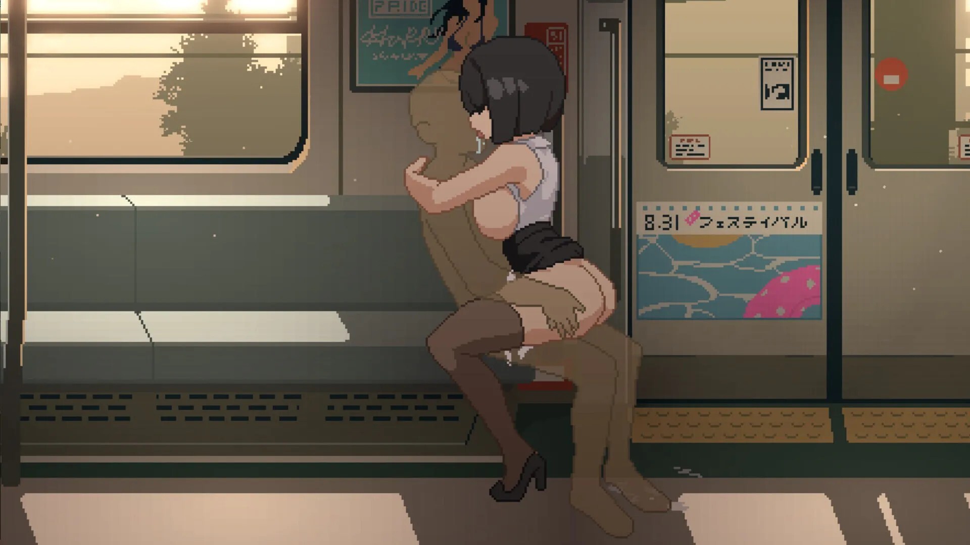 增添AZ[探索SLG/巨乳爆乳/像素动态] 45号电车 45番電車 v1.0.2 官中步兵版+存档 [PC+安卓 2.0G]