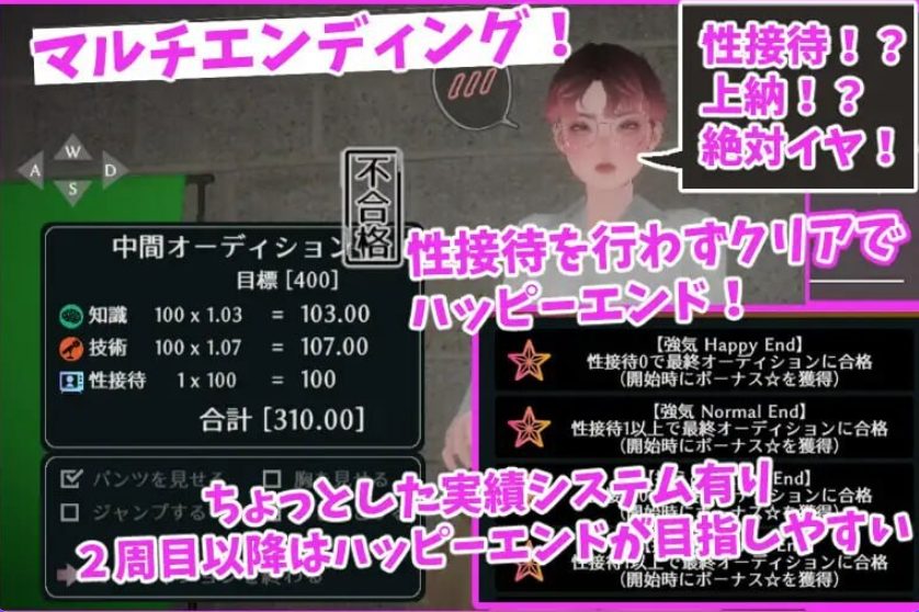 【PC/汉化/拨作/SLG游戏/730M】 昼夜的播音员（昼と夜のアナウンサー） 正式版+拔作SLG游戏+730M